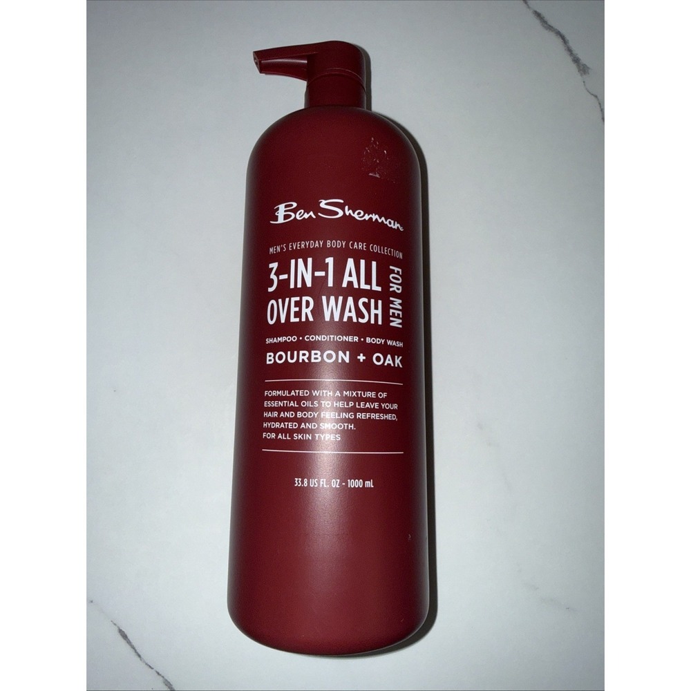 Ben Sherman Bourbon‎ & Oak 3-in-1 All Over Wash for Men 33.8 fl oz